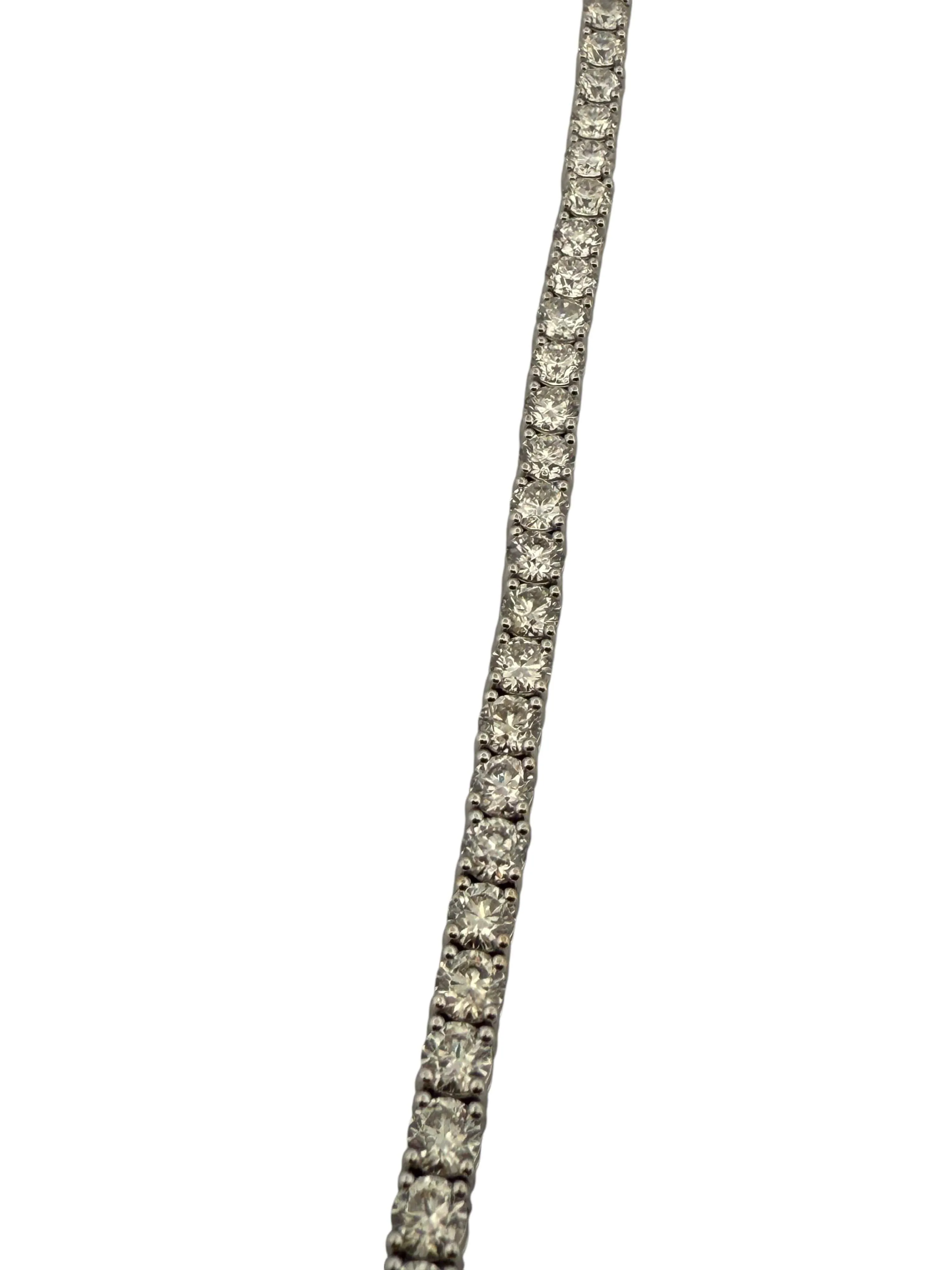 Rivière de diamants exceptionnelles , or blanc 18 carats sold by 58 Facettes product image thumbnail 5