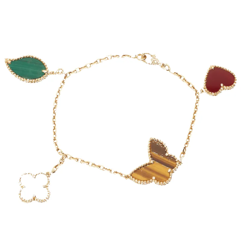 Van Cleef & Arpels - Bracelet Lucky Alhambra 4 motifs en or jaune sold by 58 Facettes