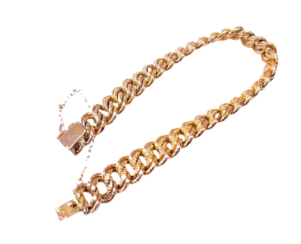 Bracelet or jaune, maille américaine sold by 58 Facettes