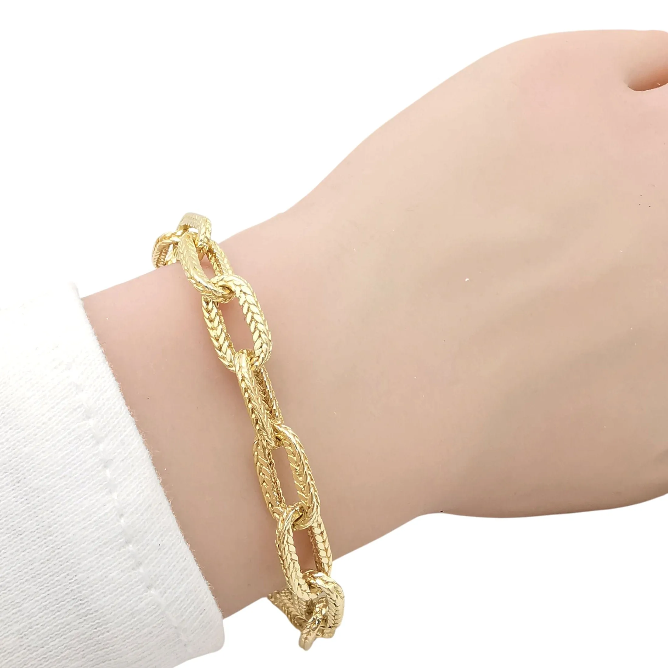 Bracelet en or jaune 18 carats sold by 58 Facettes product image thumbnail 2