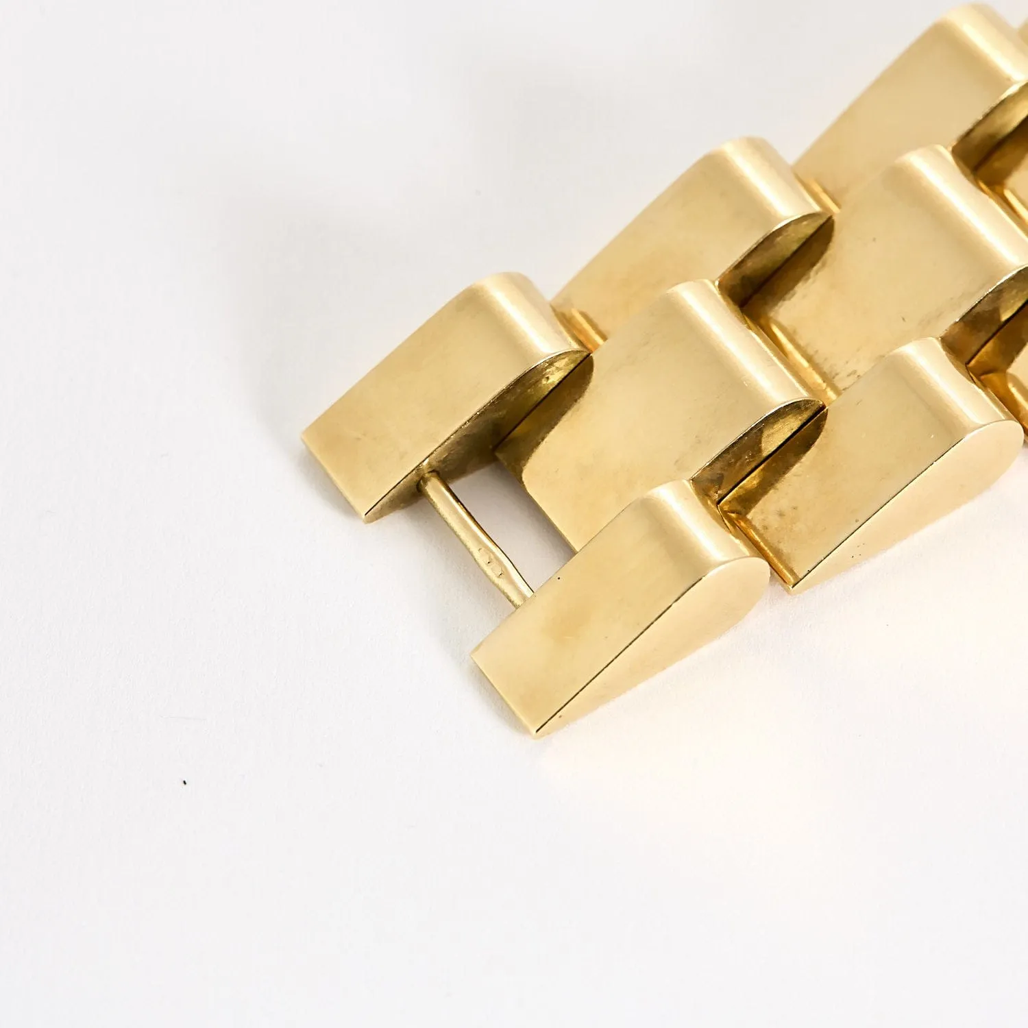 Bracelet Tank en or jaune sold by 58 Facettes product image thumbnail 4