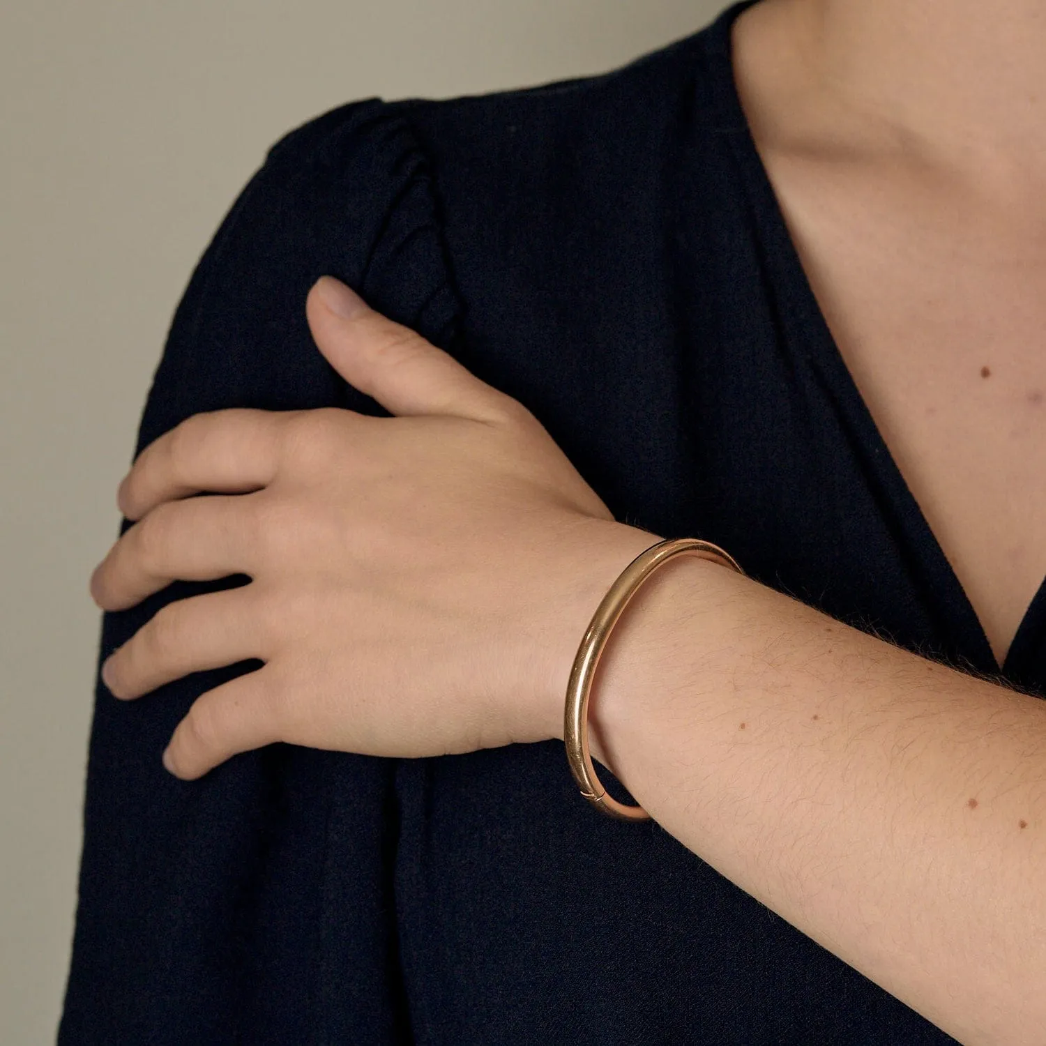 Bracelet jonc en Or rose 18k sold by 58 Facettes product image thumbnail 2