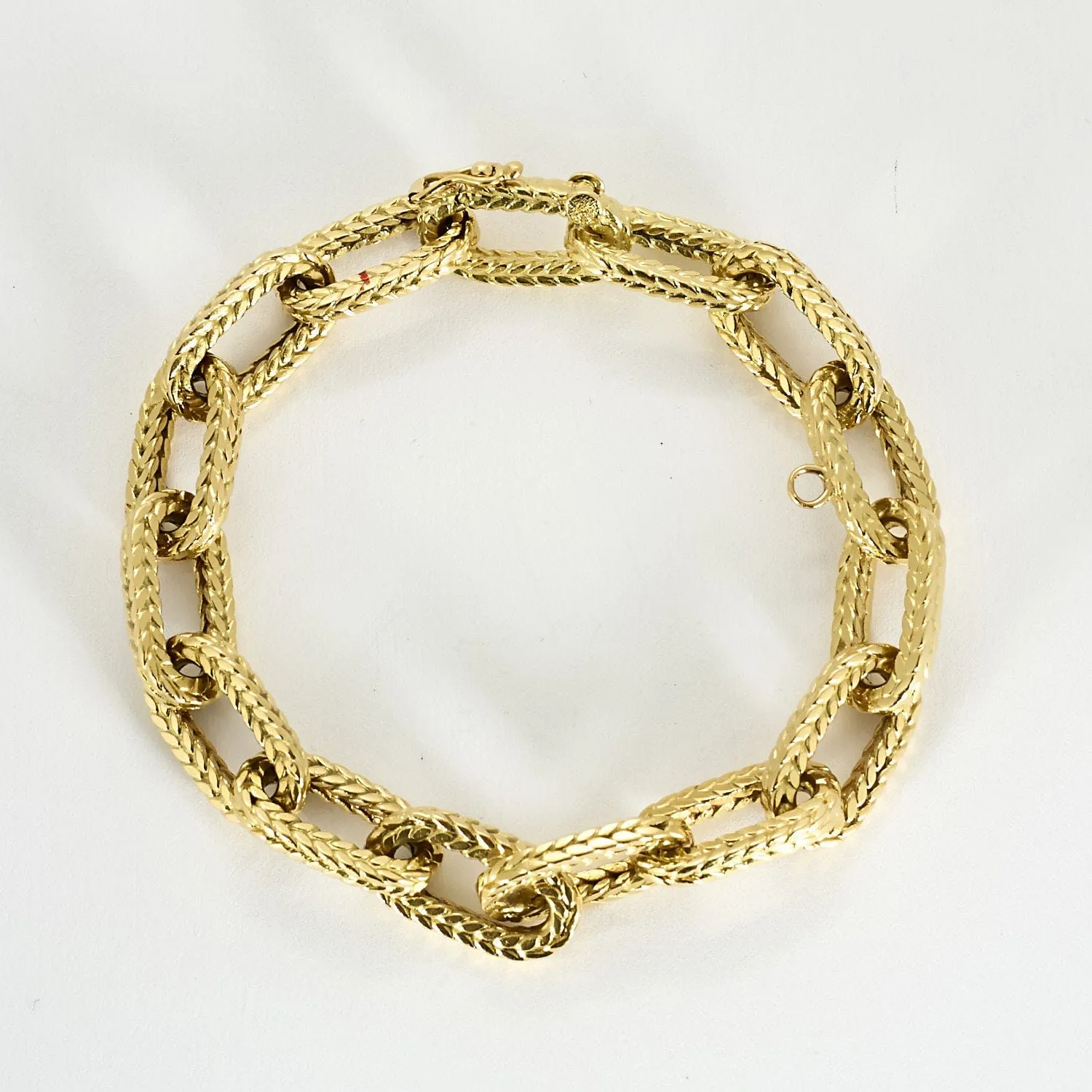 Bracelet chaîne d'ancre en or jaune sold by 58 Facettes product image thumbnail 3