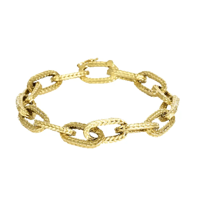 Bracelet chaîne d'ancre en or jaune sold by 58 Facettes