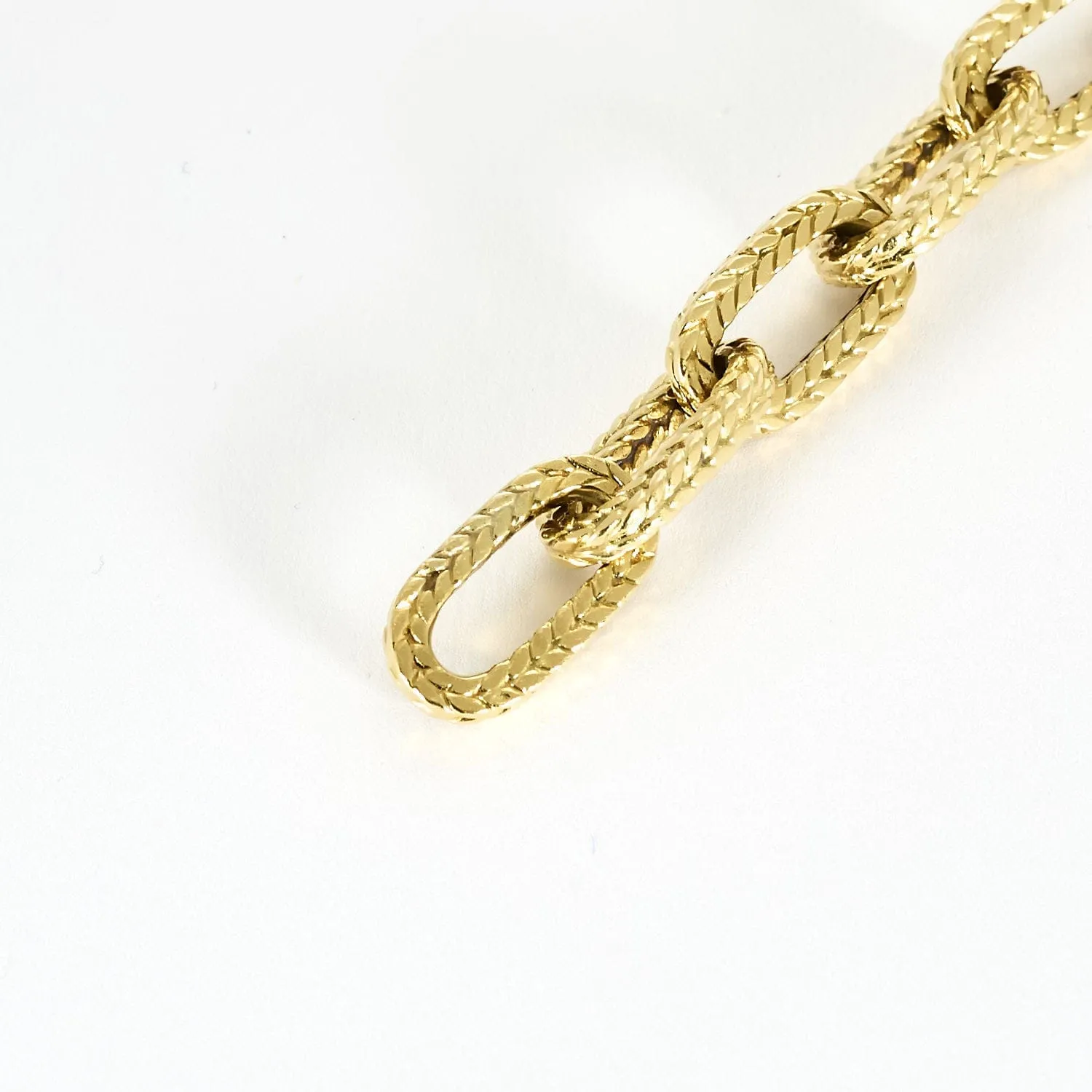 Bracelet chaîne d'ancre en or jaune sold by 58 Facettes product image thumbnail 5