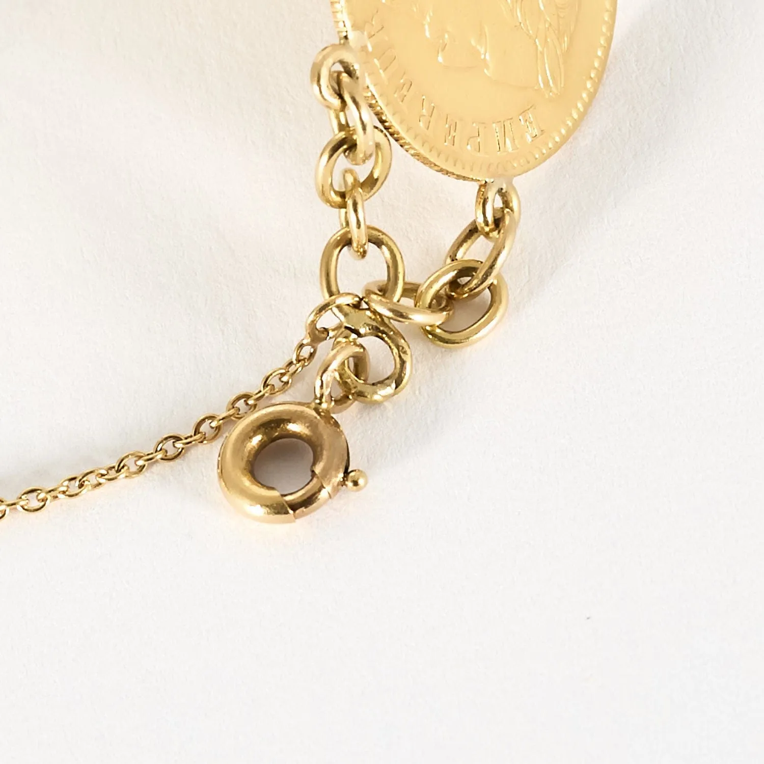 Bracelet pièces d'or jaune sold by 58 Facettes product image thumbnail 3