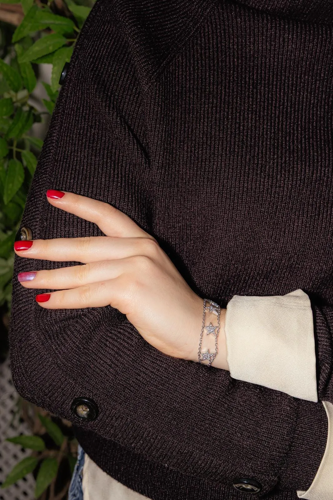 Bracelet en or blanc 18 carats serti de diamants sold by 58 Facettes product image thumbnail 2