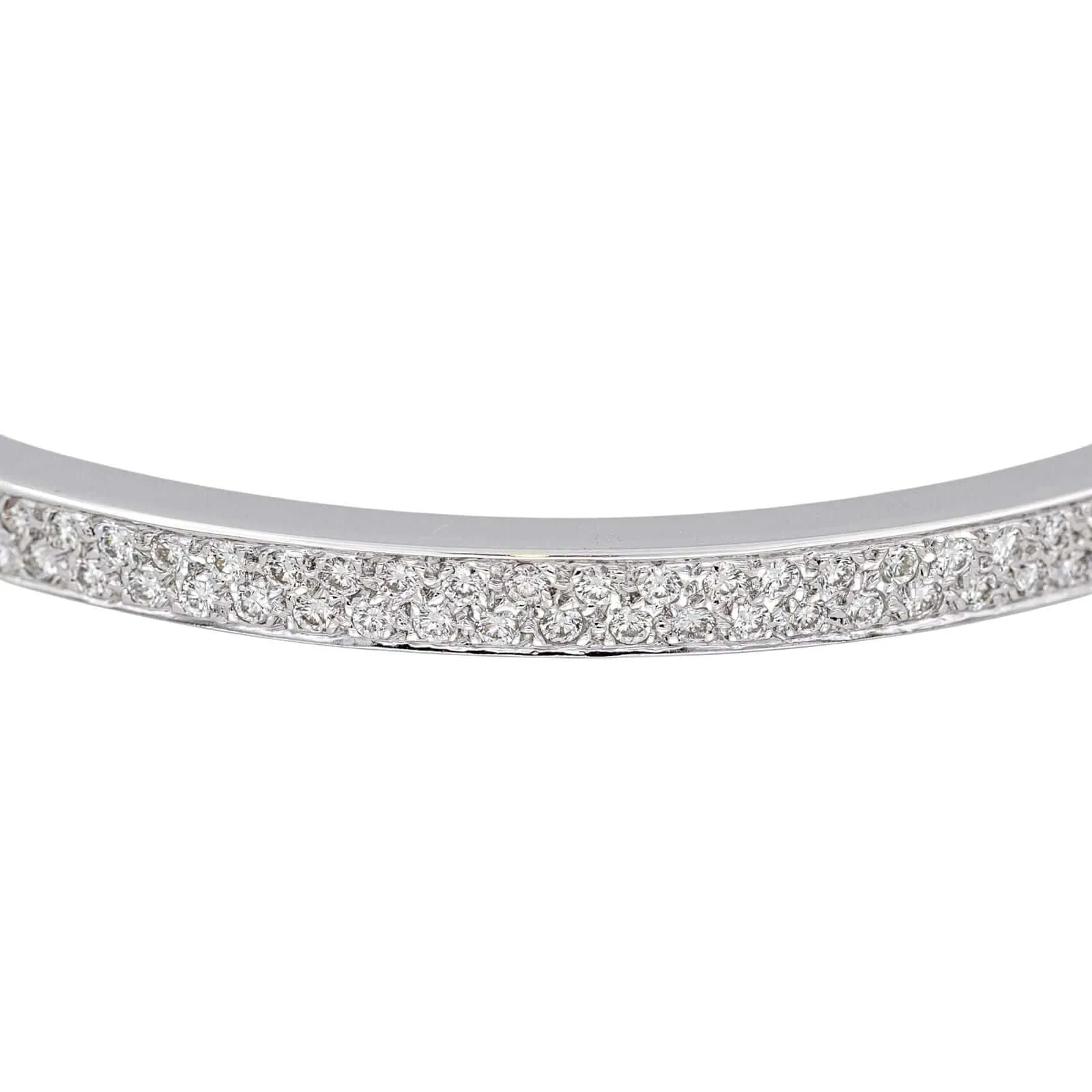 Bracelet Jonc Or blanc Diamant sold by 58 Facettes product image thumbnail 5
