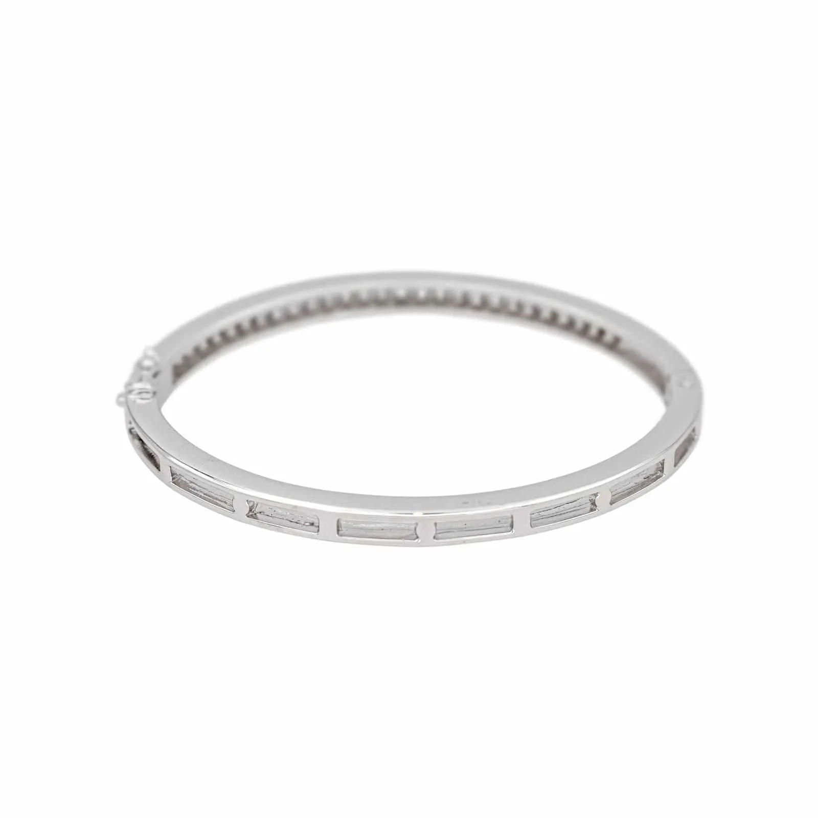 Bracelet Jonc Or blanc Diamant sold by 58 Facettes product image thumbnail 4