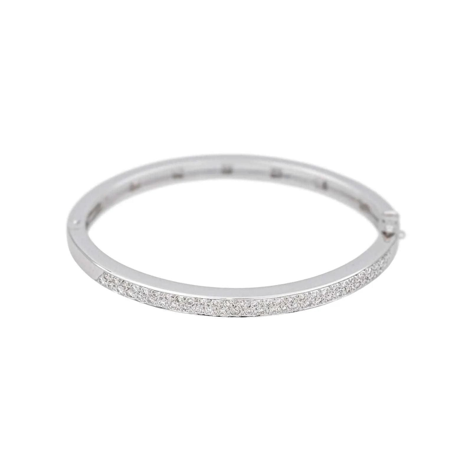 Bracelet Jonc Or blanc Diamant sold by 58 Facettes