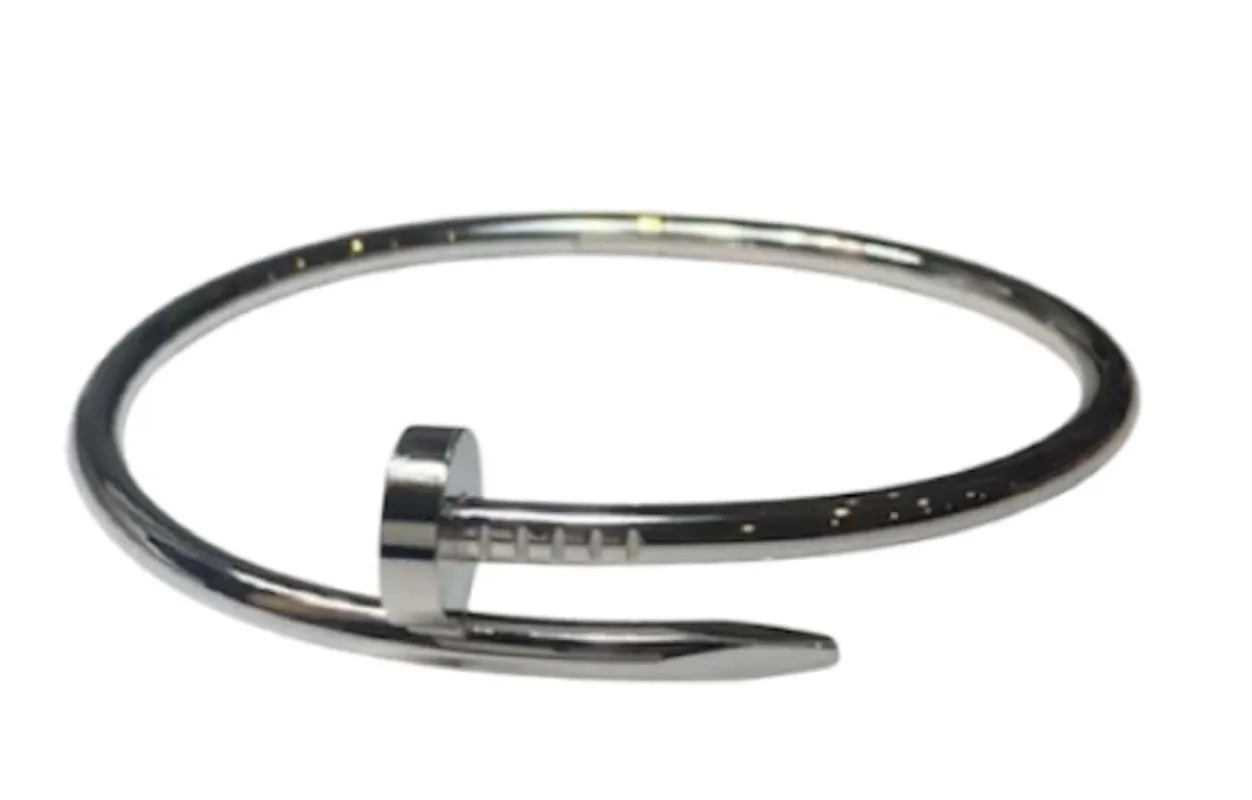 CARTIER - Bracelet JUSTE UN CLOU or blanc full set sold by 58 Facettes