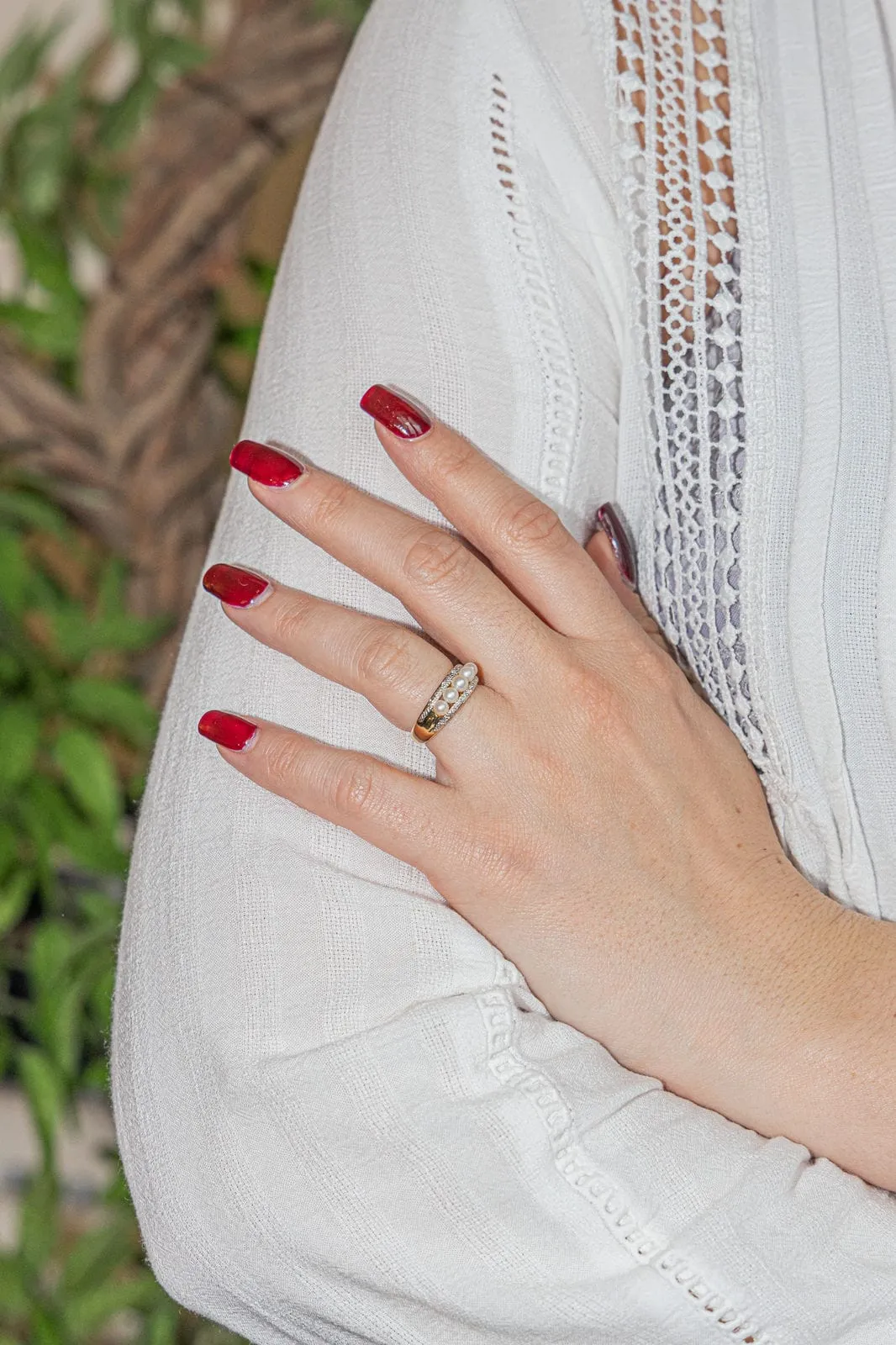 Bague Or jaune Perle sold by 58 Facettes product image thumbnail 2