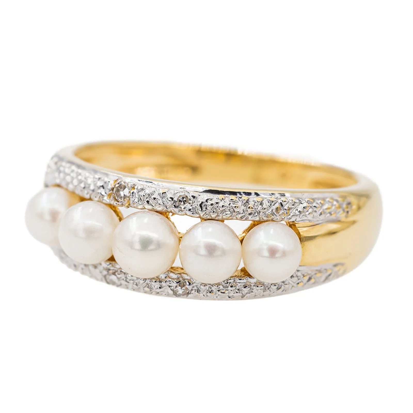 Bague Or jaune Perle sold by 58 Facettes product image thumbnail 3