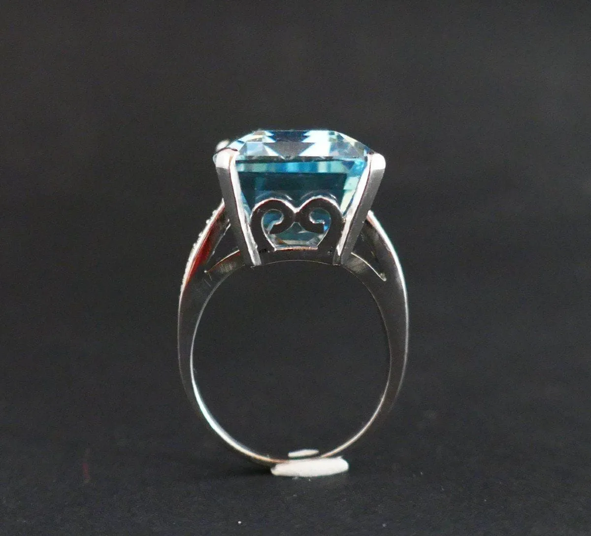 Bague Aigue-Marine et Diamants sold by 58 Facettes product image thumbnail 4