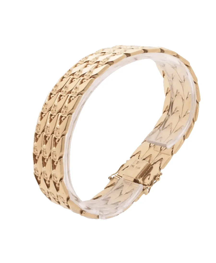 Bracelet Vintage Art Deco Or jaune 18K sold by 58 Facettes product image thumbnail 2