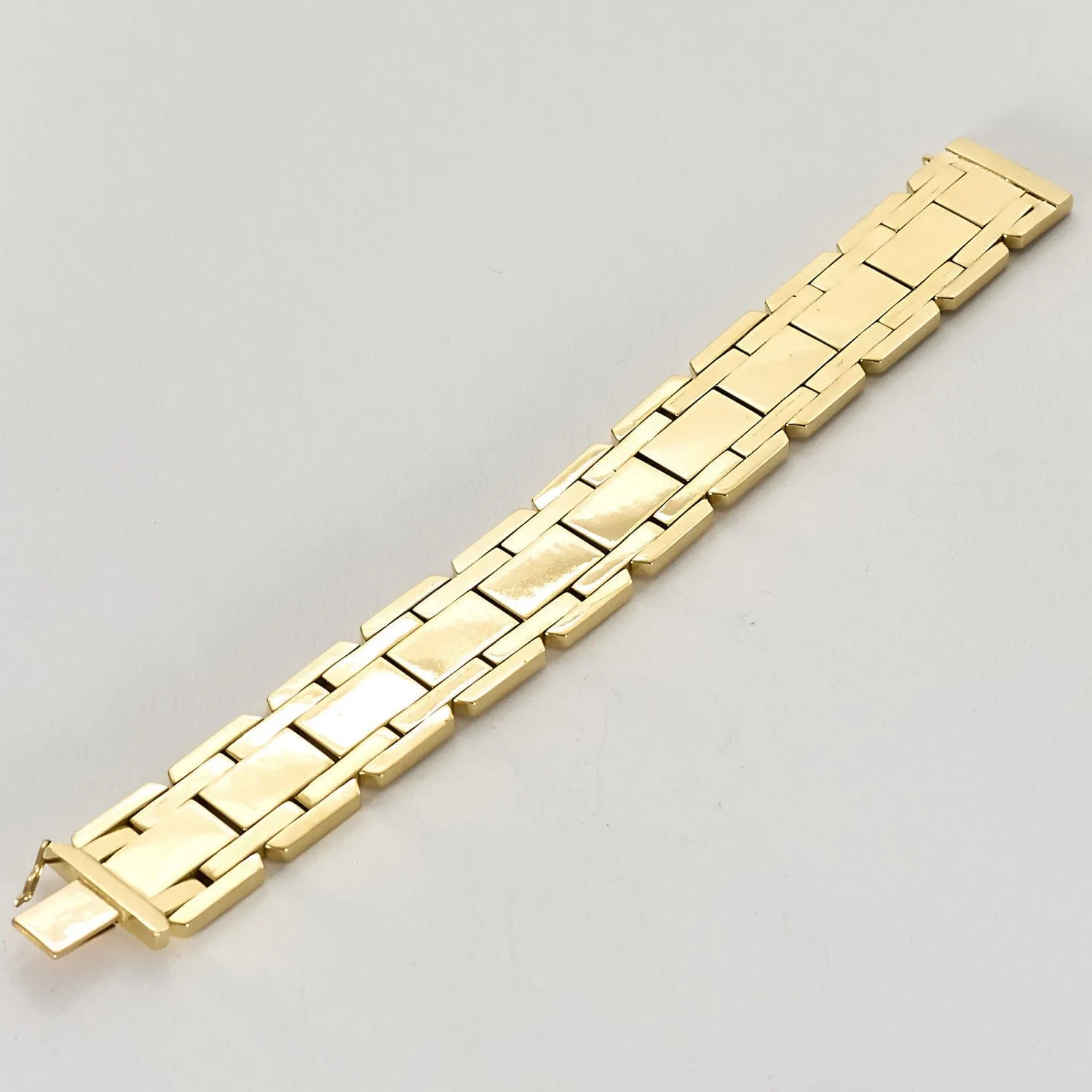 Bracelet Tank en or jaune sold by 58 Facettes product image thumbnail 4