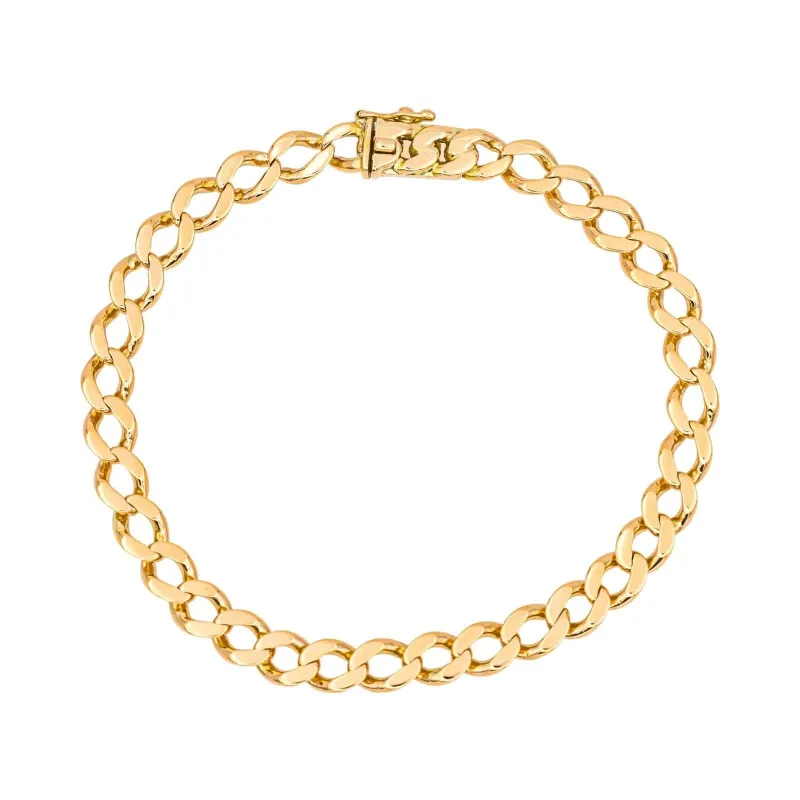 Bracelet Maille Gourmette  Or rose sold by 58 Facettes