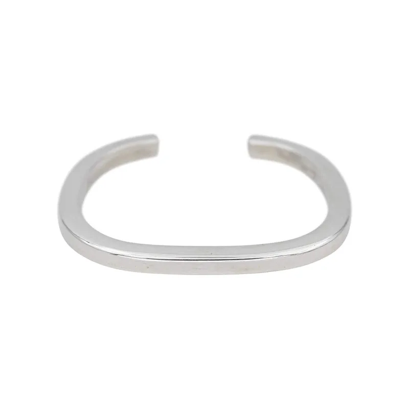 Dinh Van  Bracelet Jonc Square Maillon Argent sold by 58 Facettes