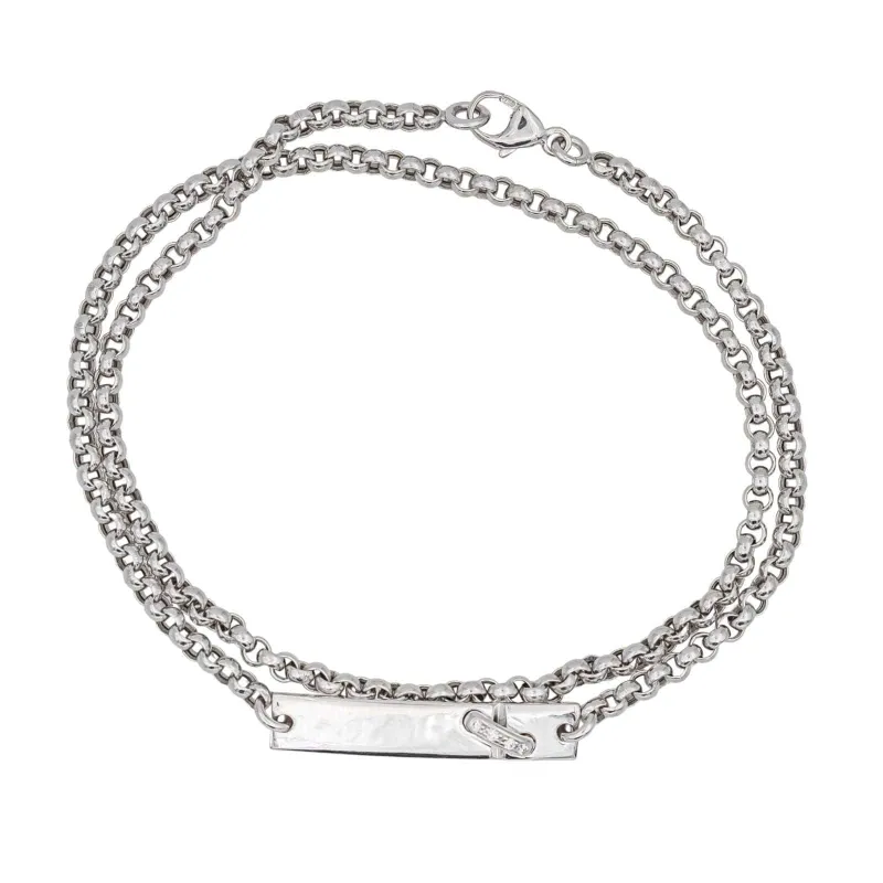 Chaumet Liens Évidence - Bracelet en or blanc avec diamants sold by 58 Facettes