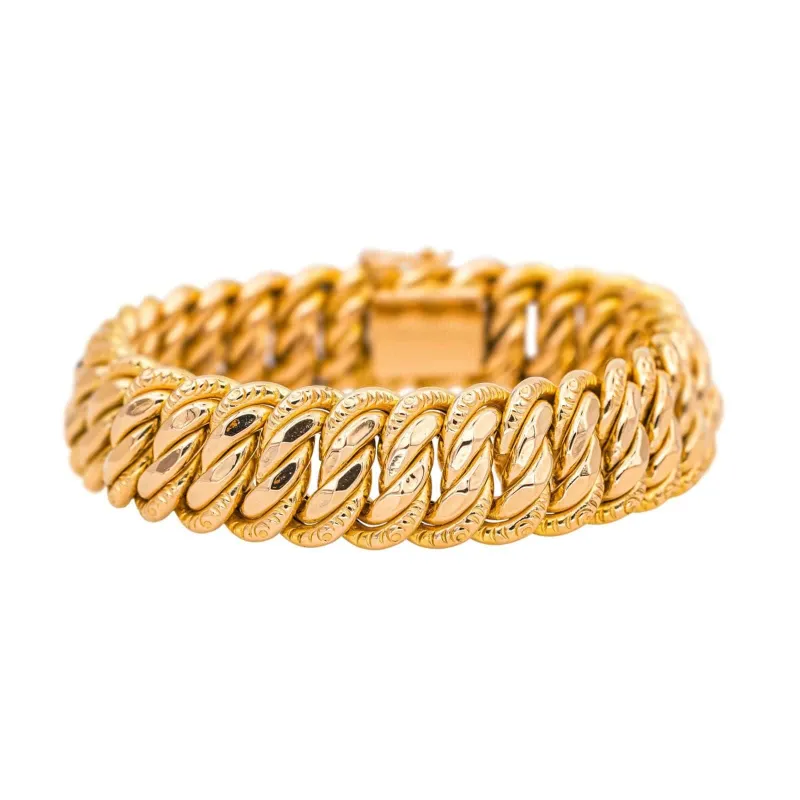 Bracelet Maille américaine Or rose sold by 58 Facettes