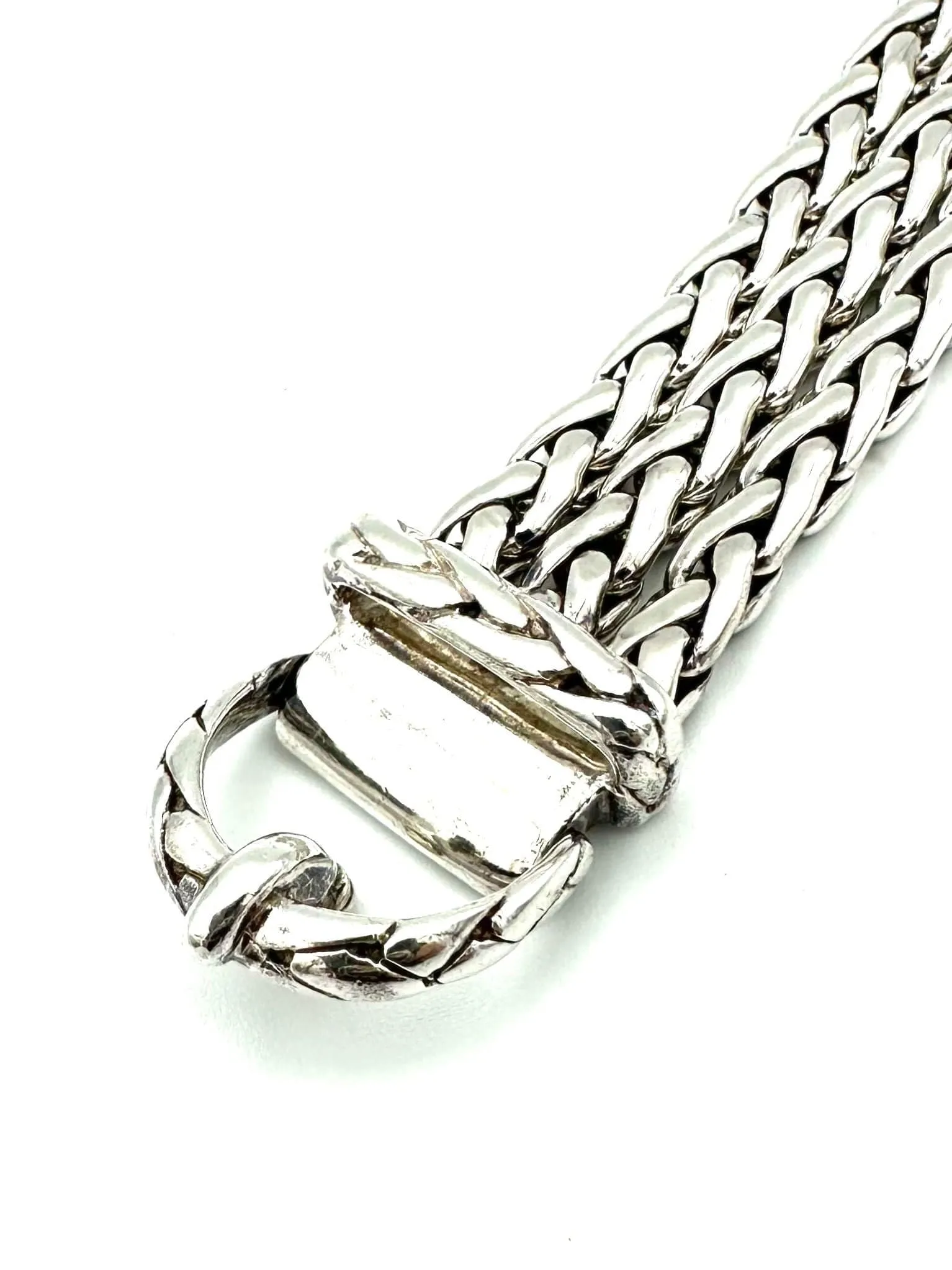 HERMES. Collection "Diane", bracelet vintage en argent sold by 58 Facettes product image thumbnail 4