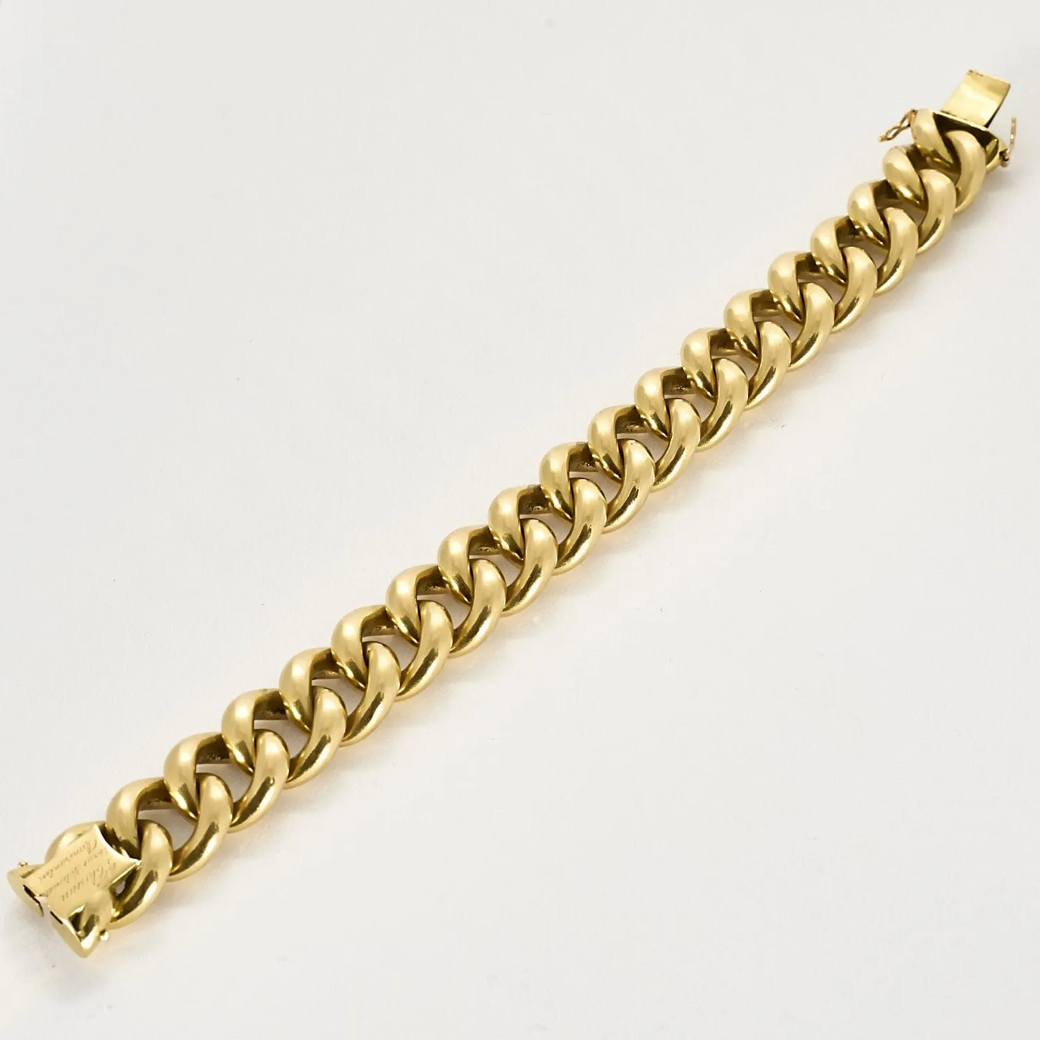 Bracelet en or jaune à maille gourmette sold by 58 Facettes product image thumbnail 3