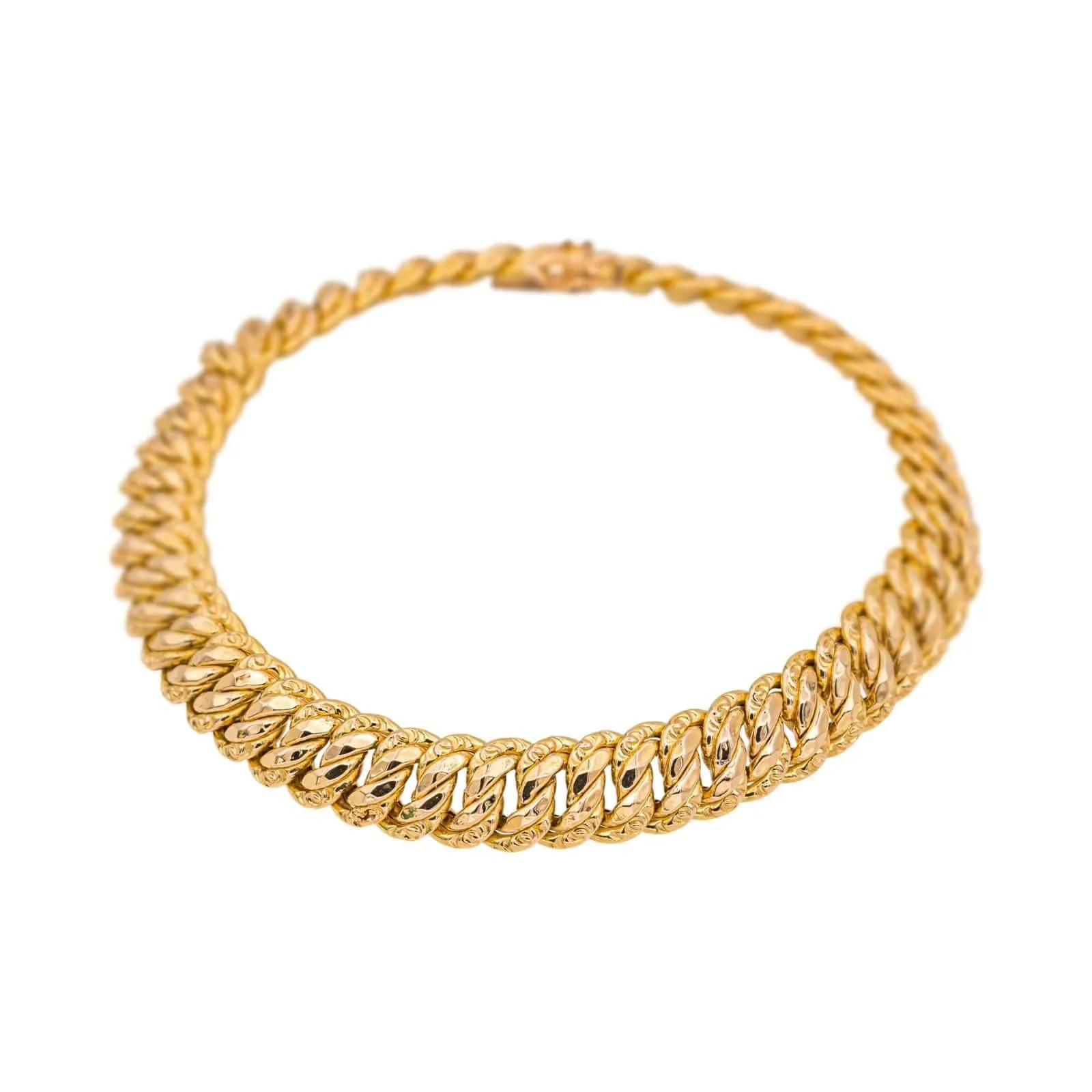 Bracelet Maille américaine Or rose sold by 58 Facettes product image thumbnail 3