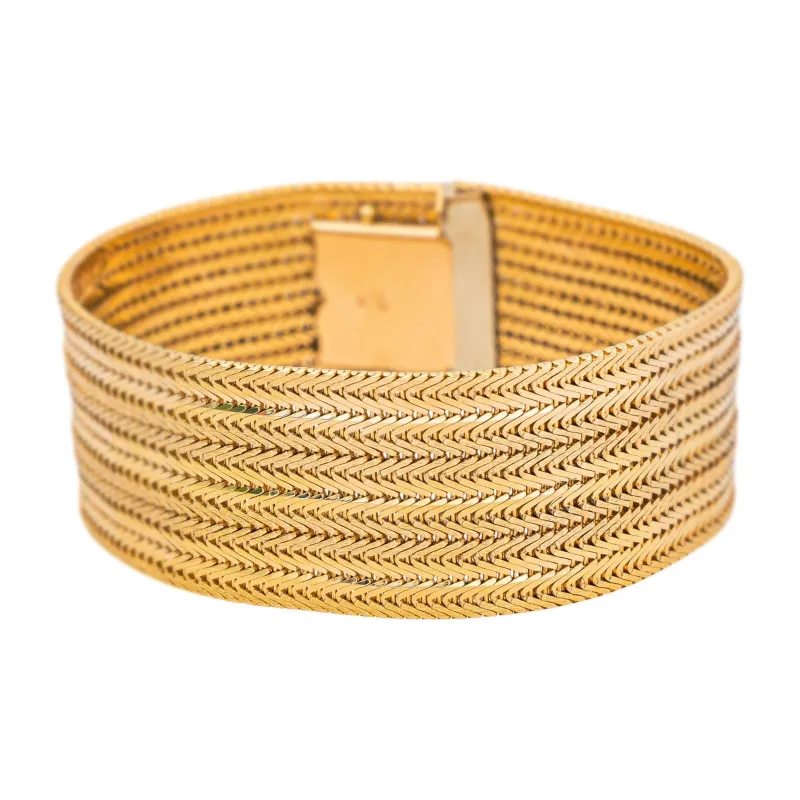Bracelet Manchette Or jaune sold by 58 Facettes