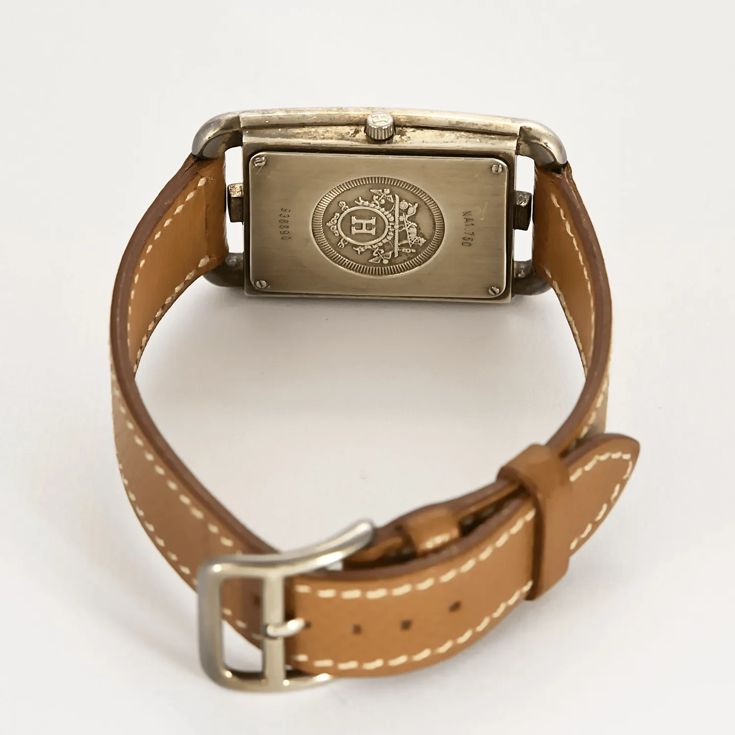 HERMÈS - CAP CODE - Montre en acier à boitier rectangulaire et à mouvement quartz sold by 58 Facettes product image thumbnail 5