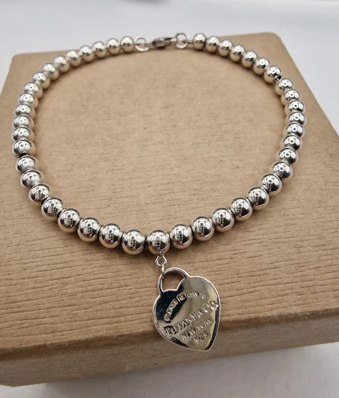 Bracelet de la collection Tag Beads de Tiffany & Co. en argent 925 sold by 58 Facettes