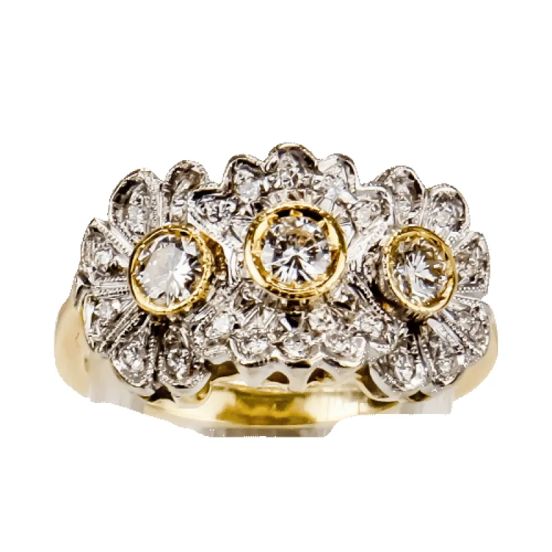 Zauberhafter Art Déco Ring mit Brillanten sold by 58 Facettes