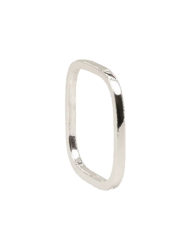 Dinh Van Square - Alliance carrée en or blanc 18k sold by 58 Facettes