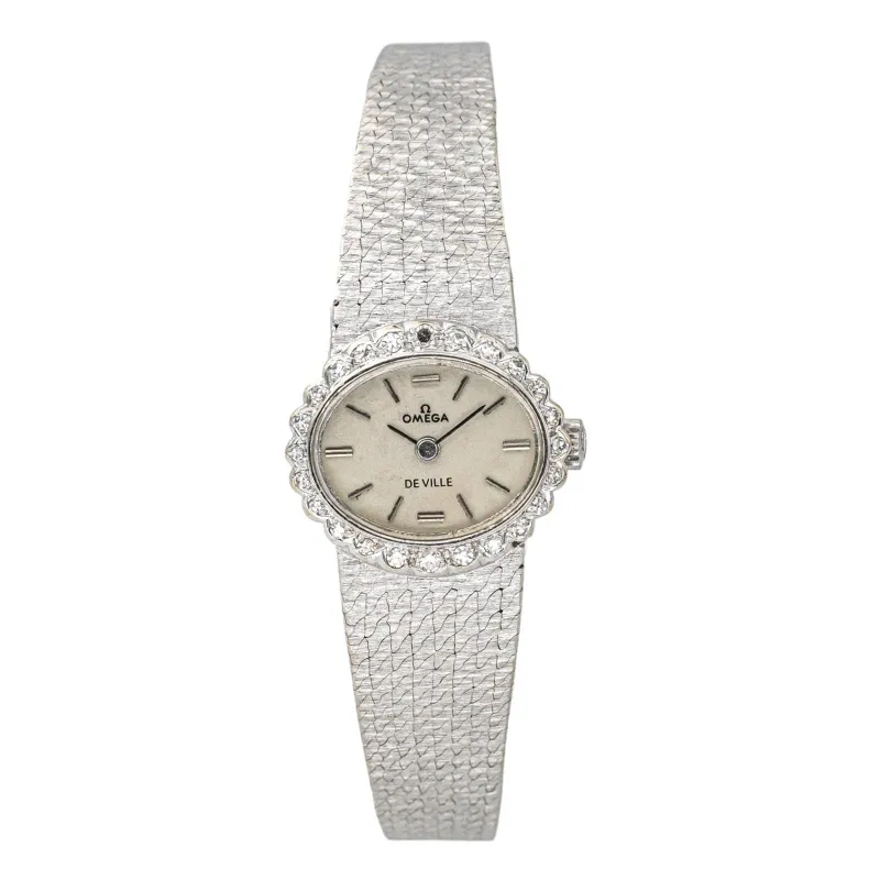 Omega Montre De Ville Or blanc Diamant sold by 58 Facettes