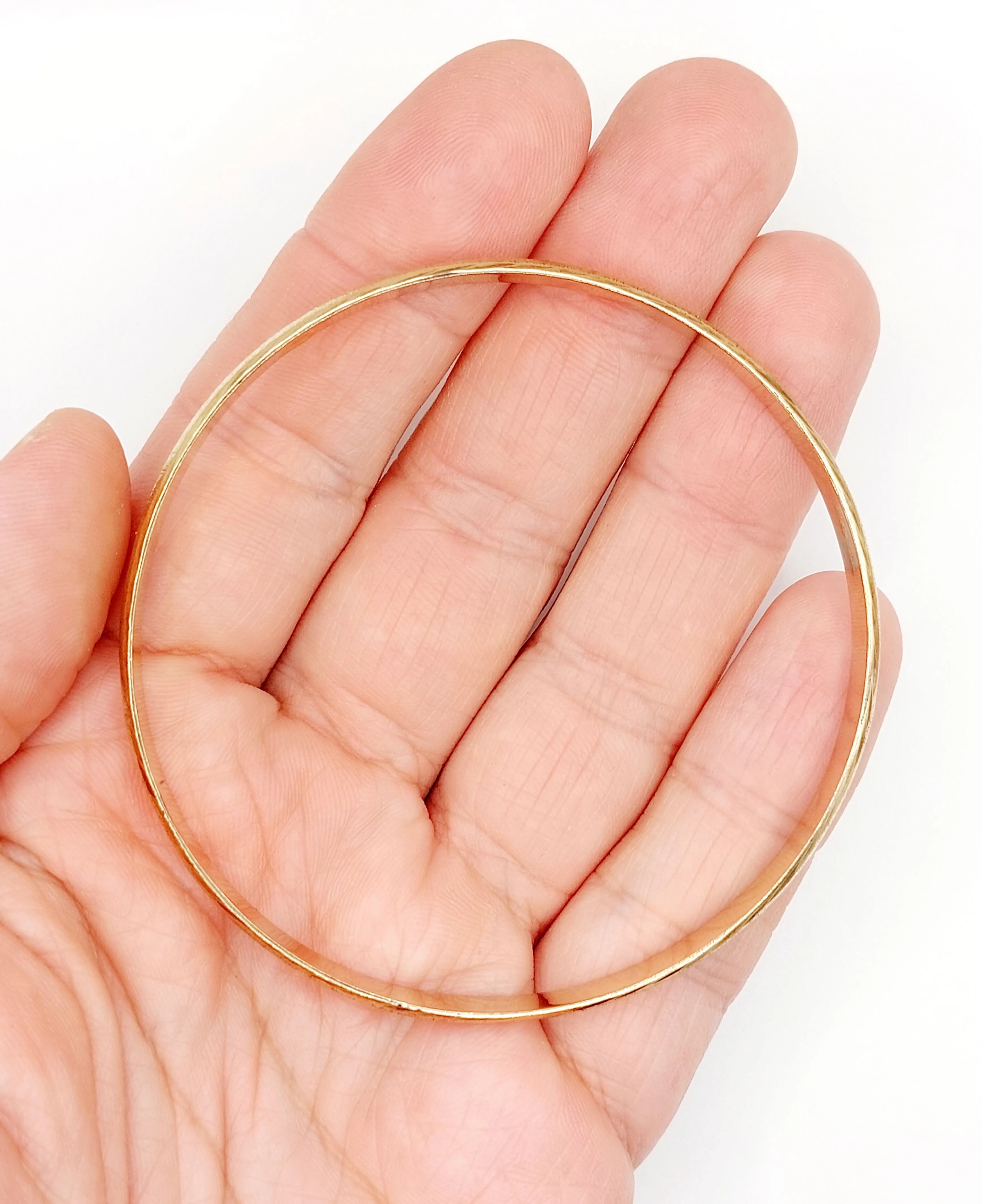 Bracelet jonc vintage or jaune finement ciselé sold by 58 Facettes product image thumbnail 3