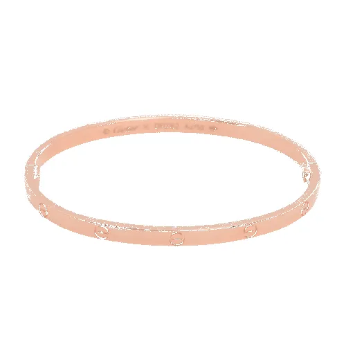 CARTIER - Bracelet Love Or Rose Full set sold by 58 Facettes