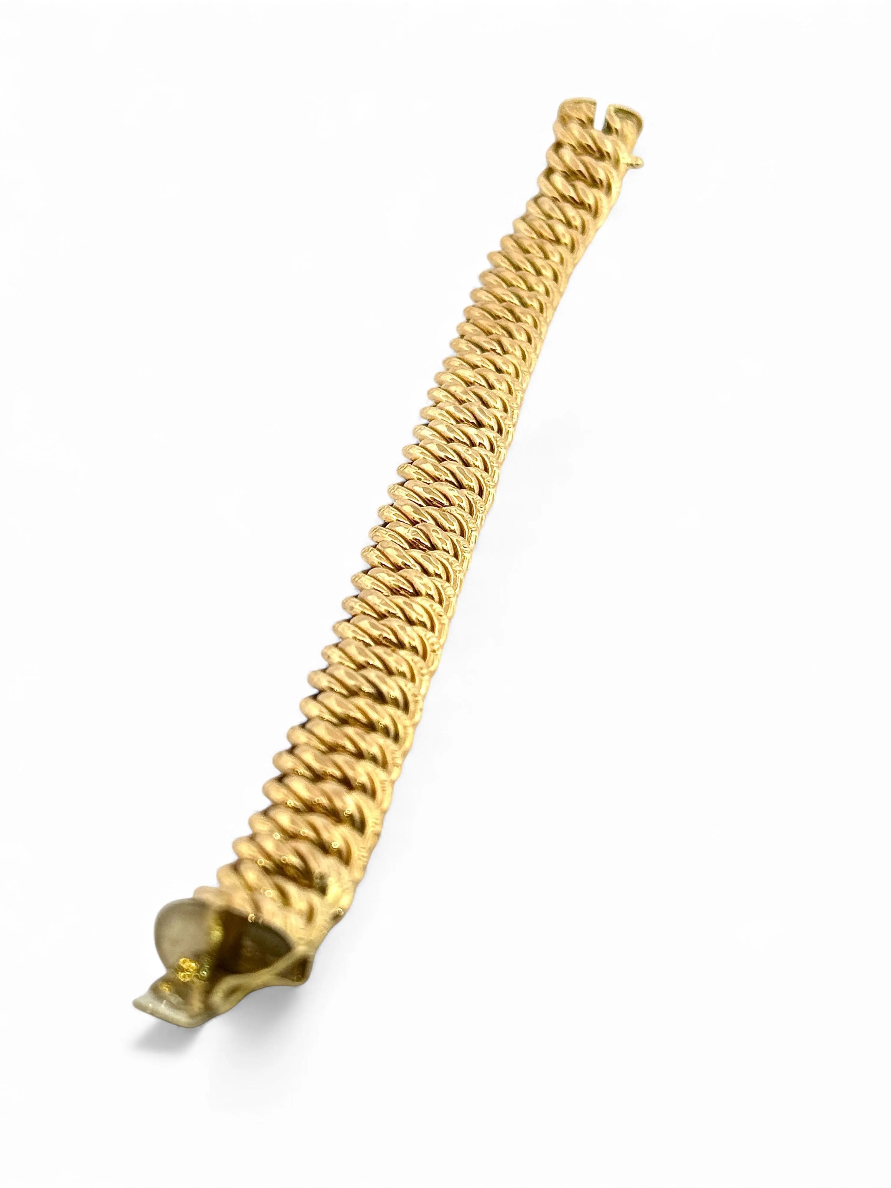 Bracelet maille Américaine en or jaune 18 carats sold by 58 Facettes product image thumbnail 3