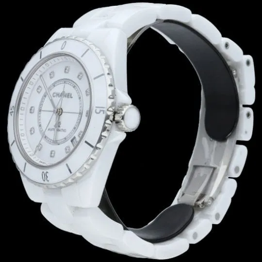 Chanel J-12 Calibre 12.1 - Montre femme en céramique blanche 38 mm sold by 58 Facettes product image thumbnail 3