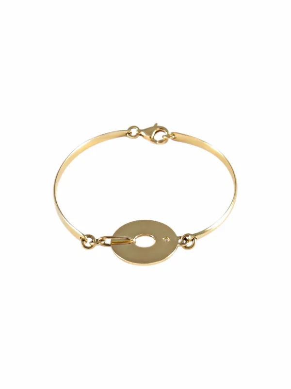 Bracelet Or Jaune Diamant sold by 58 Facettes