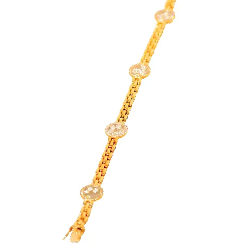 Chopard - Armband Happy Diamonds en or jaune 18k et diamants sold by 58 Facettes