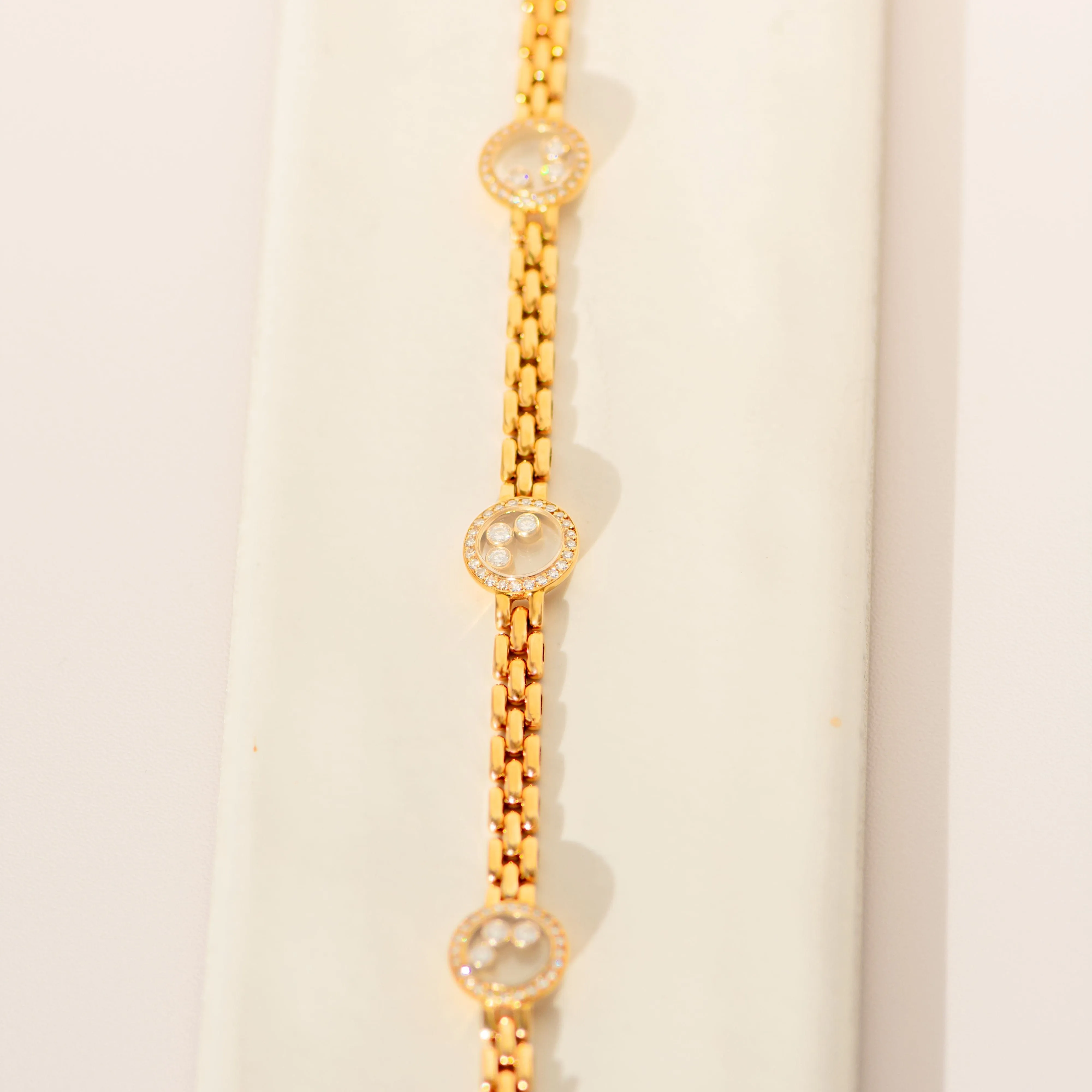 Chopard - Armband Happy Diamonds en or jaune 18k et diamants sold by 58 Facettes product image thumbnail 2