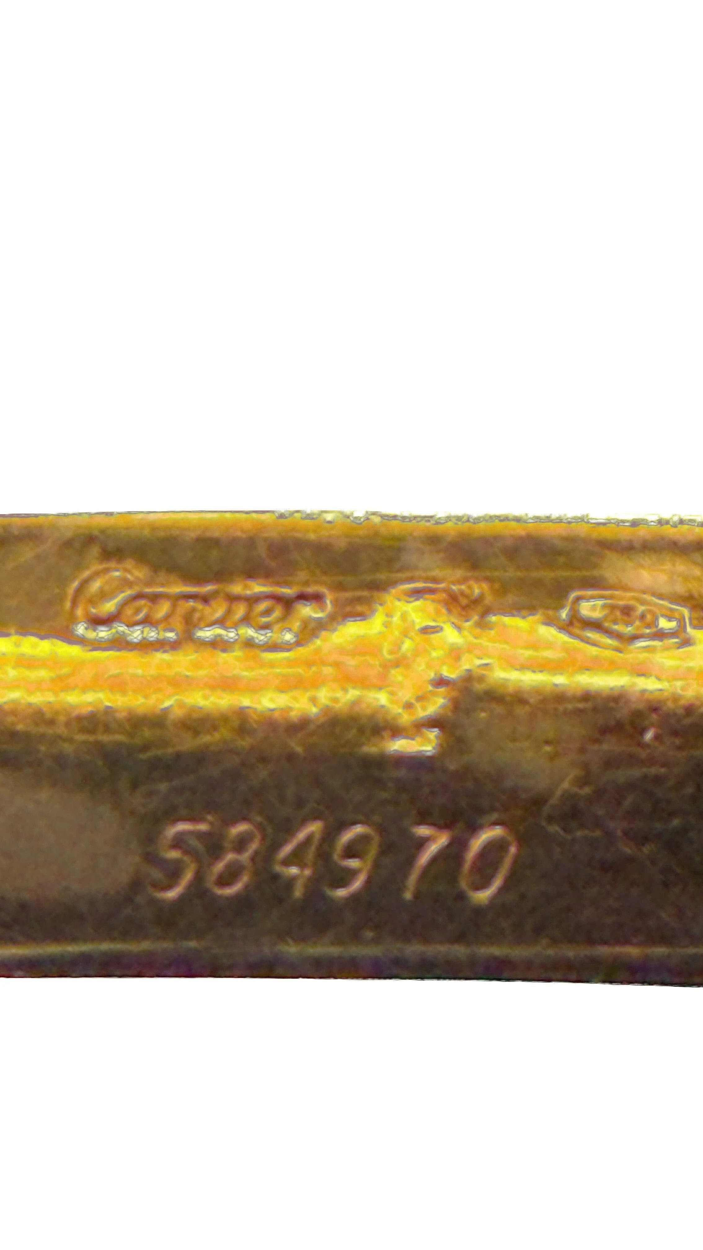 Bracelet jonc double C 2 ors et diamants sold by 58 Facettes product image thumbnail 5