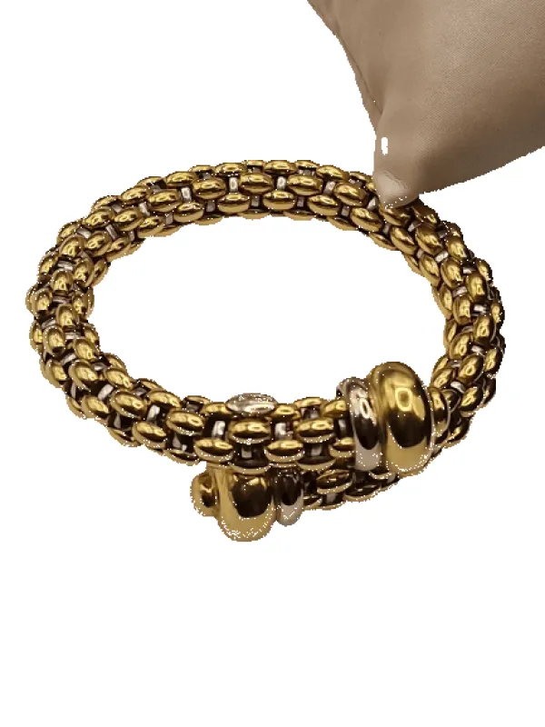 Fope - Bracelet en or jaune et or blanc 18k sold by 58 Facettes