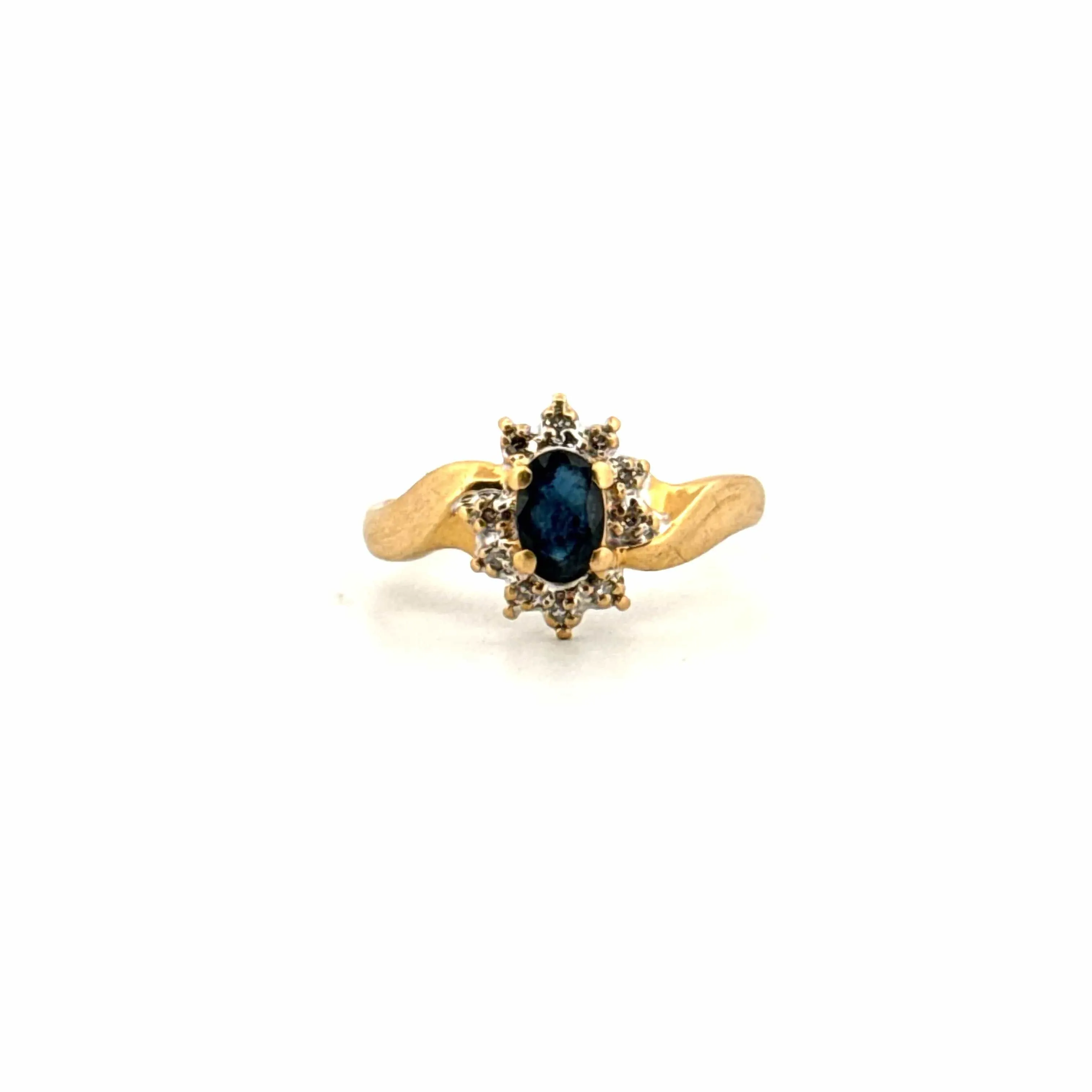 Bague Pompadour saphir et diamants sold by 58 Facettes