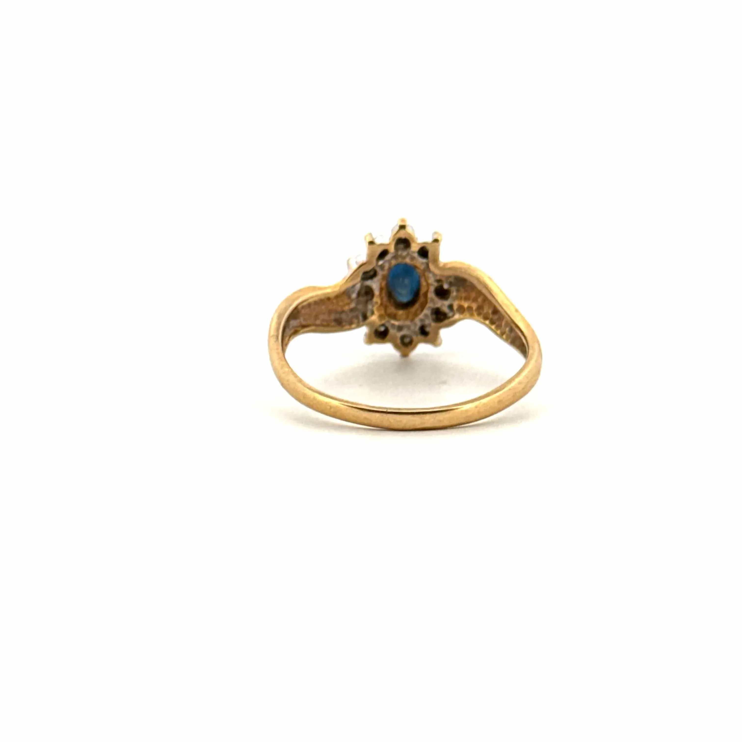 Bague Pompadour saphir et diamants sold by 58 Facettes product image thumbnail 5