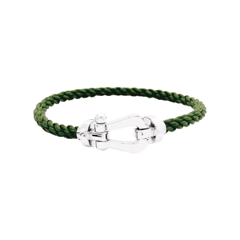 Bracelet Fred, "Force 10", or blanc, corderie. sold by 58 Facettes