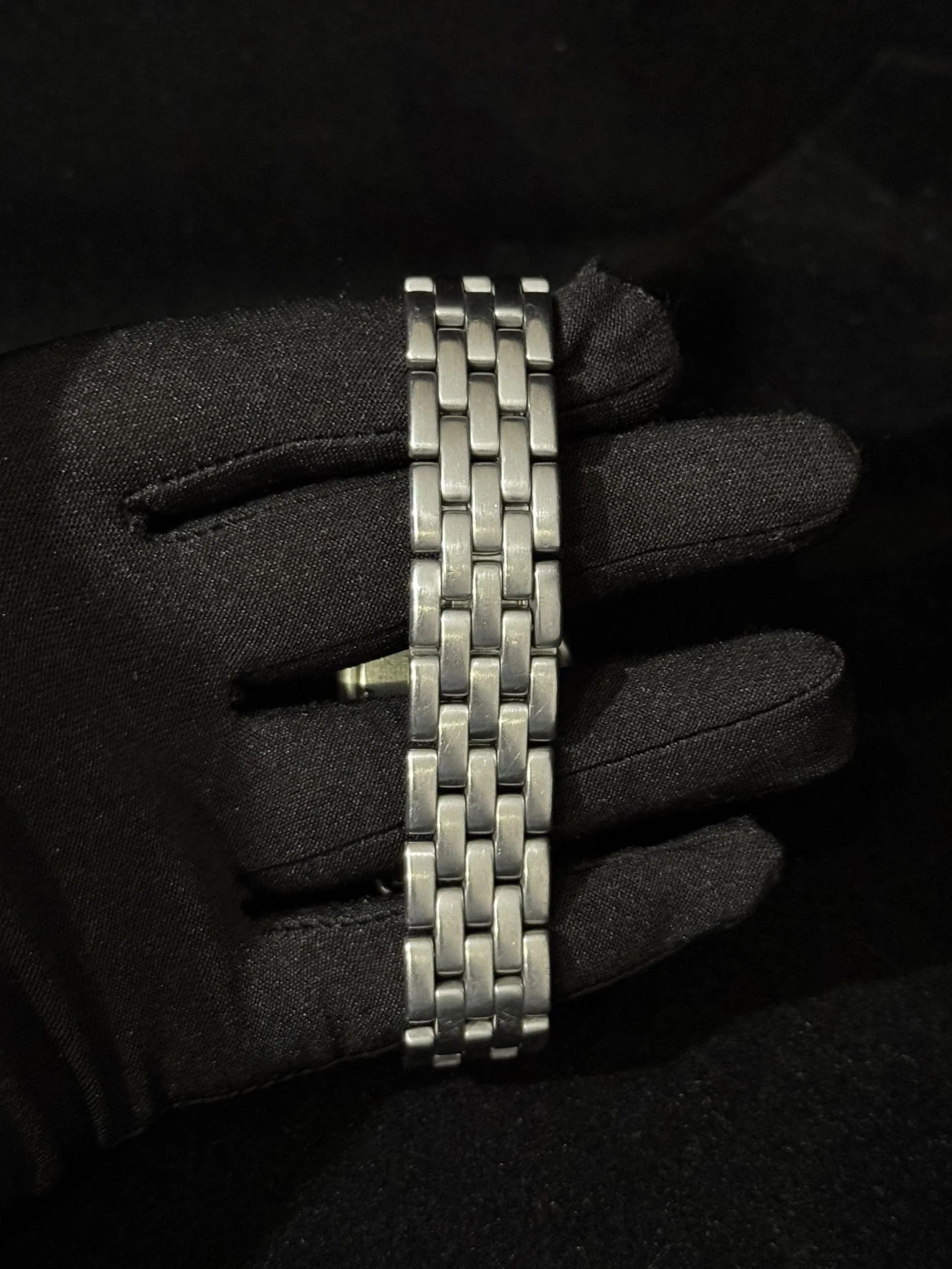 CARTIER - Montre Panthère - Réf. 1300 - Acier - Grand modèle - Vintage sold by 58 Facettes product image thumbnail 3