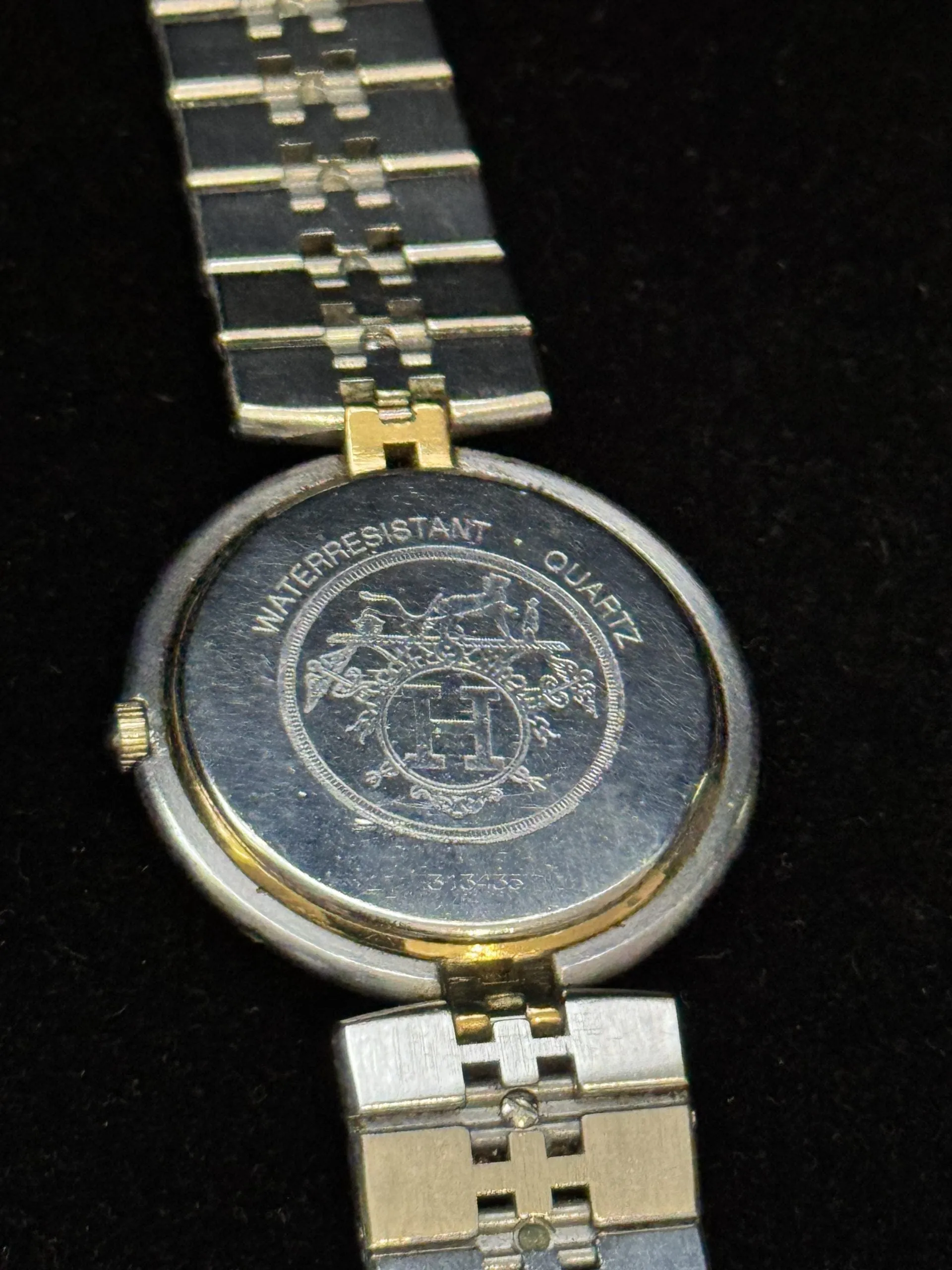 HERMÈS - Montre Clipper – Or/Acier – Bracelet Hermès – Vintage sold by 58 Facettes product image thumbnail 4