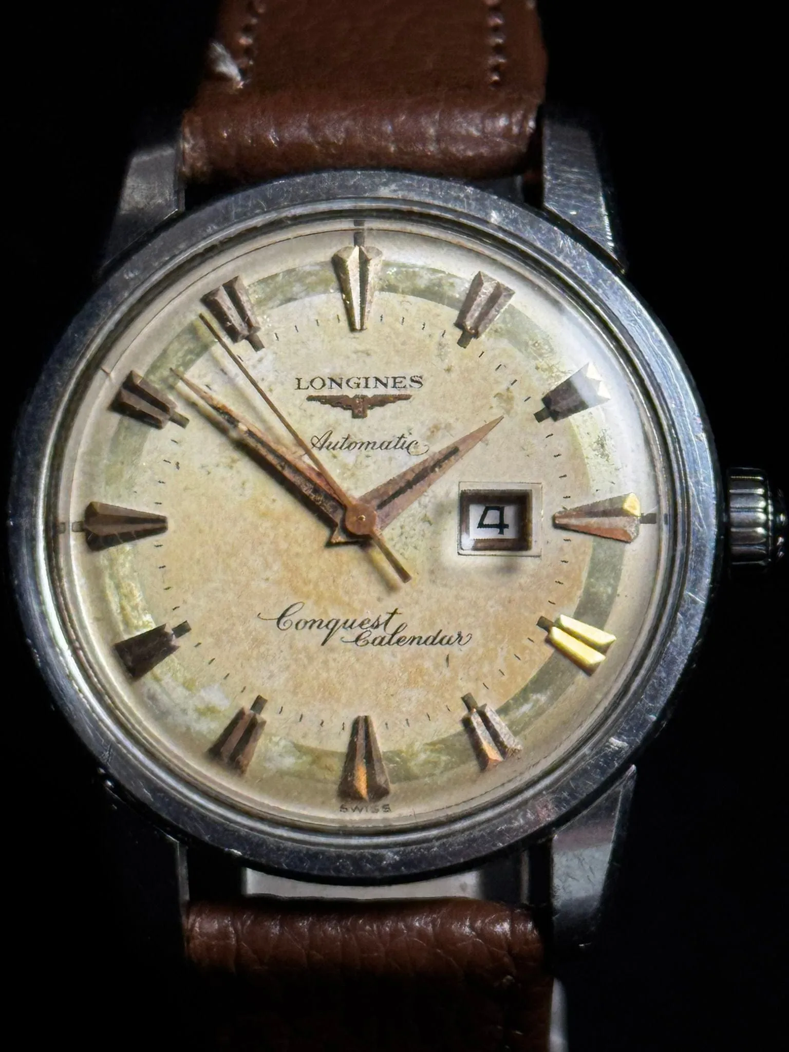 Longines Conquest Calendar - Montre automatique vintage réf. 9004 en acier sold by 58 Facettes product image thumbnail 3