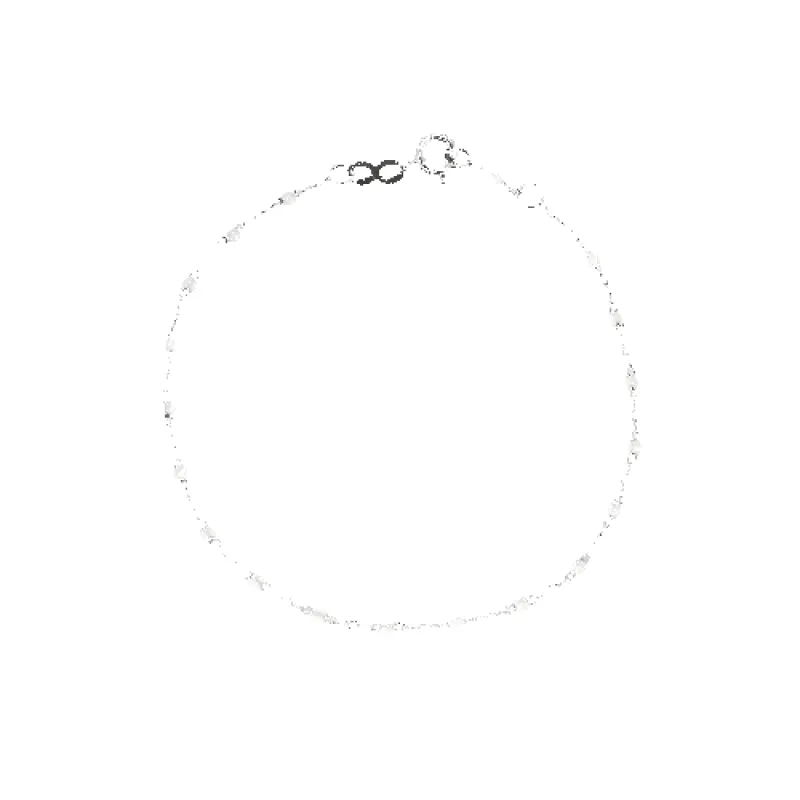 GiGI CLOZEAU - Bracelet en or gris et résine blanche sold by 58 Facettes