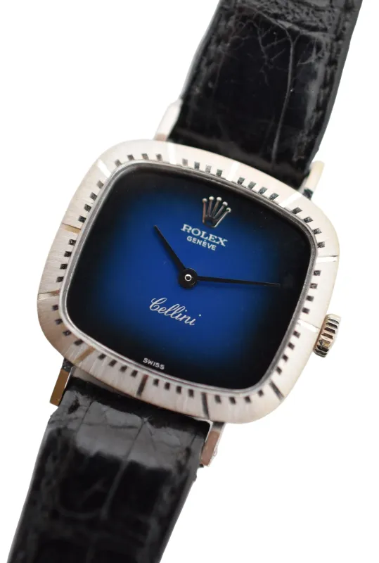 ROLEX - Montre femme Cellini, réf. 4082/9, or blanc 18 carats, Circa 1970 sold by 58 Facettes